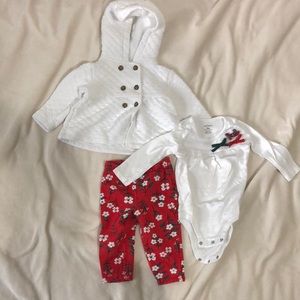 Baby girls 9m clothing set